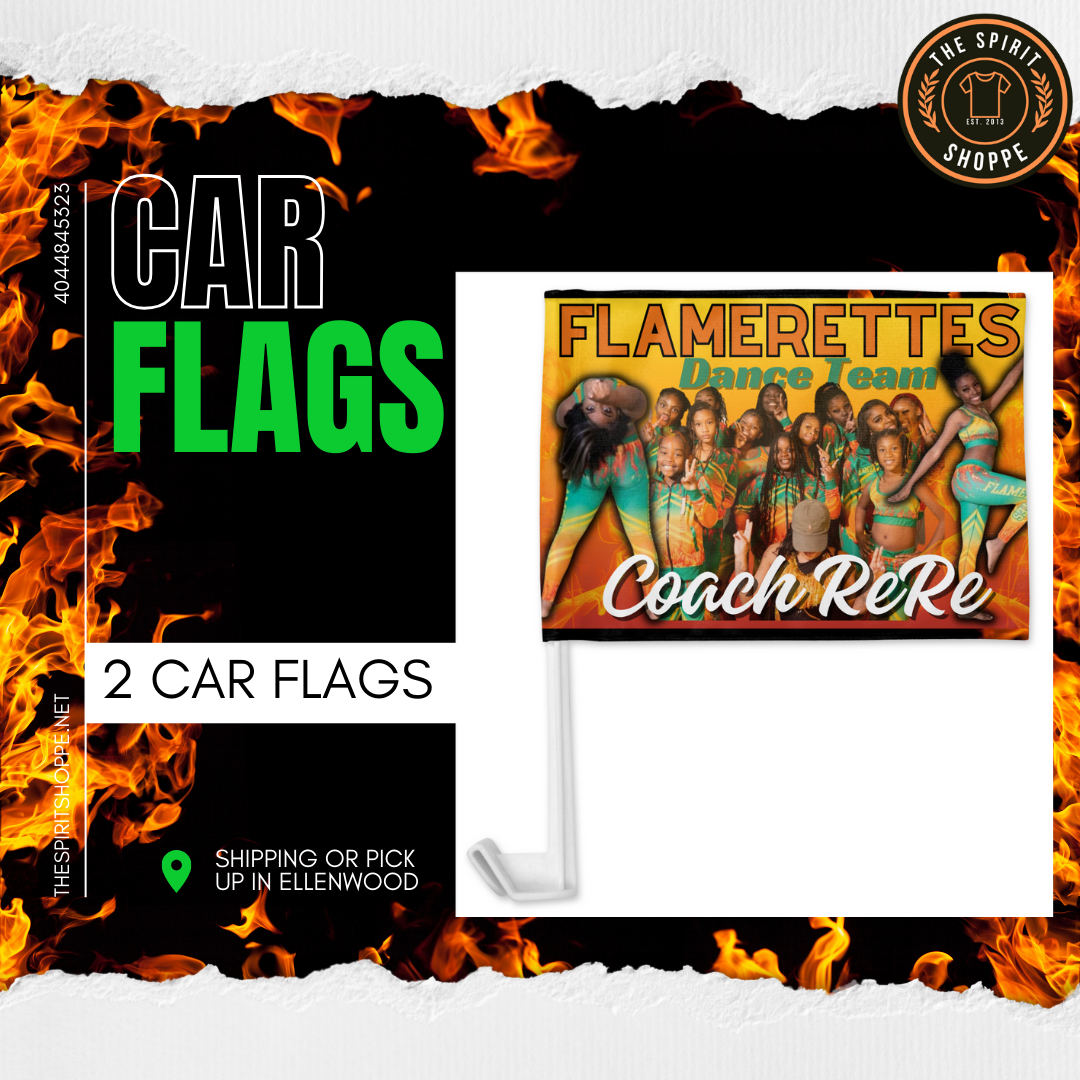 Flamerettes Car Flags