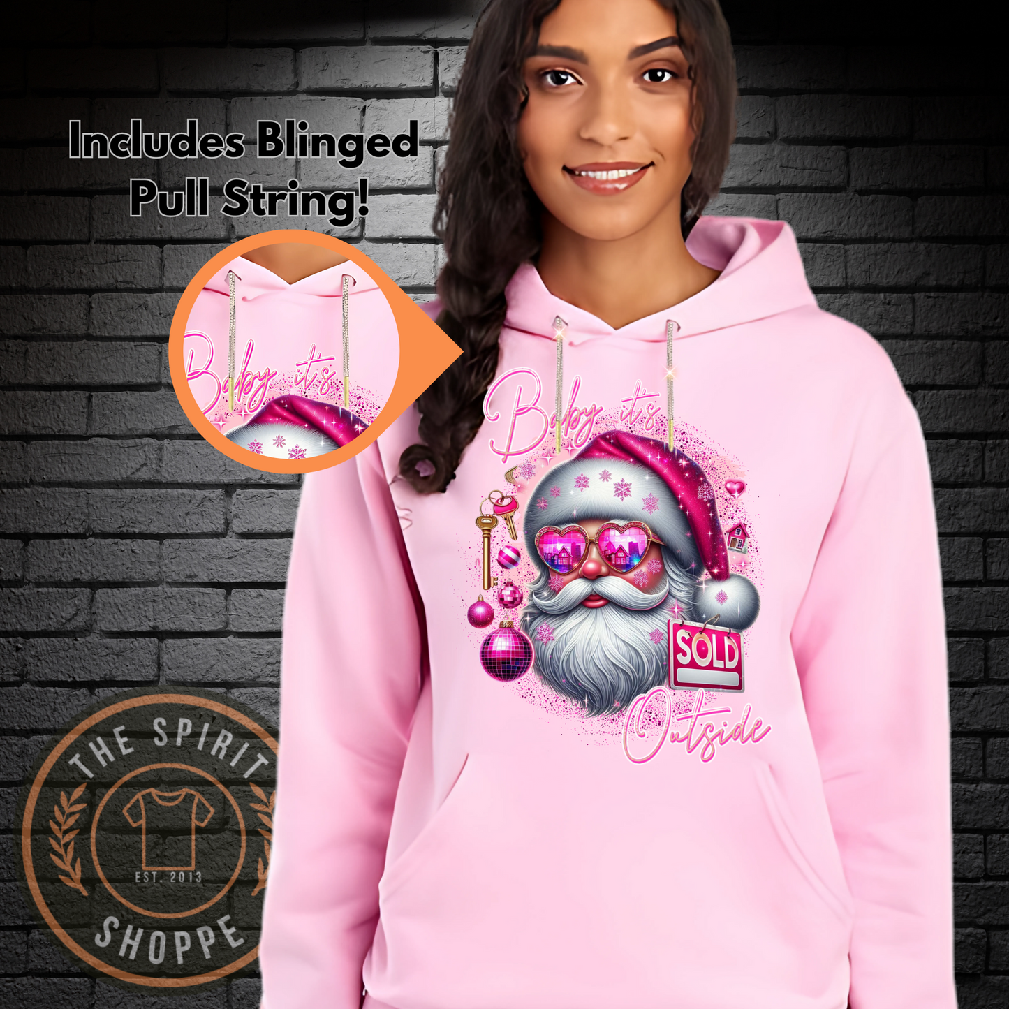 Baby It's Sold Outside-Christmas Hoodie