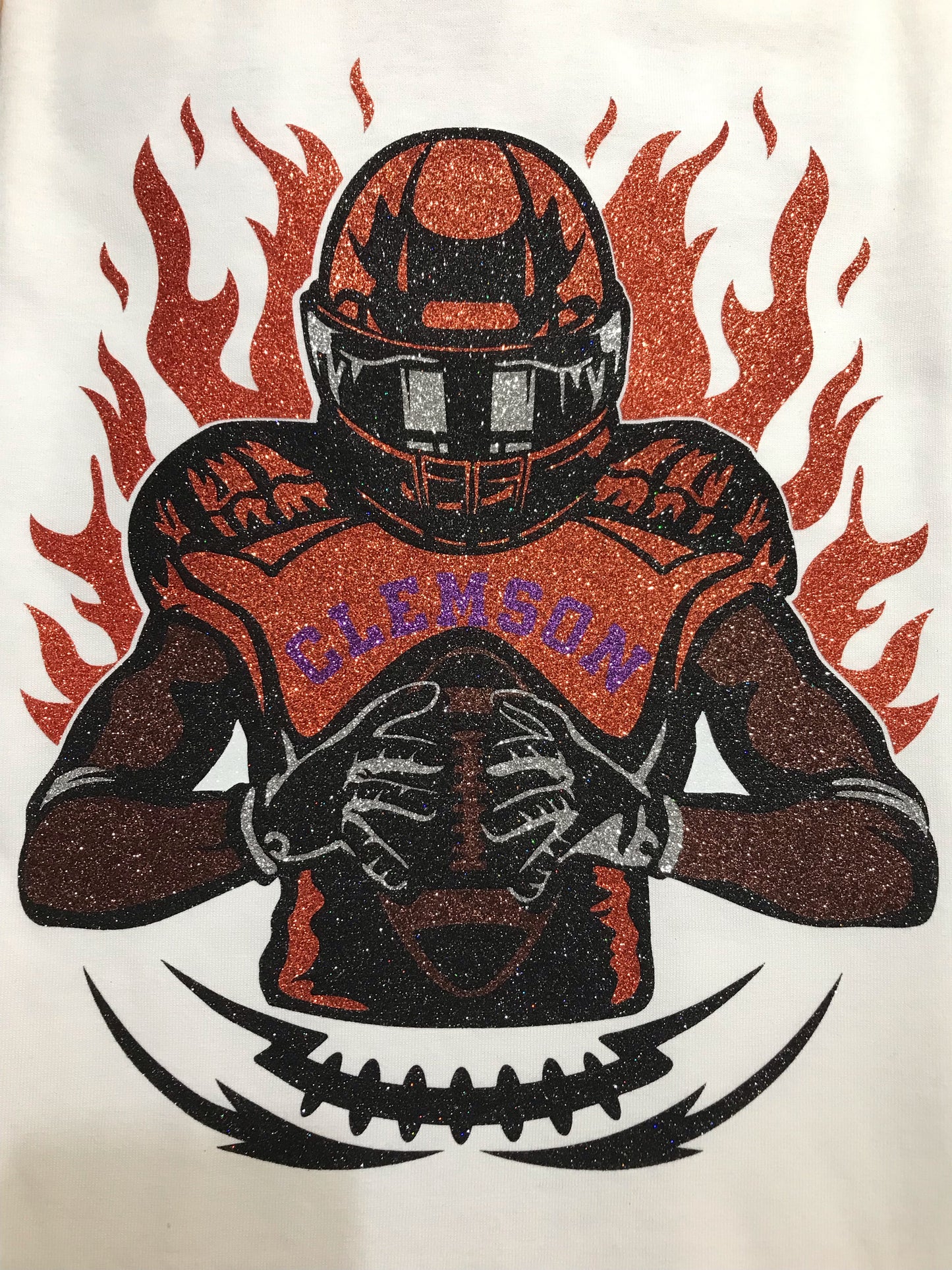 Football Player Glitter Shirt
