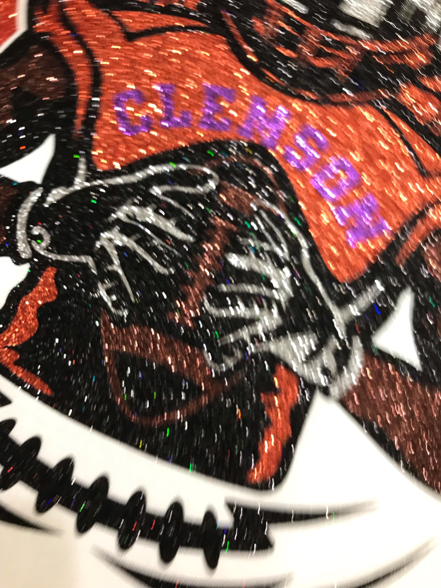 Football Player Glitter Shirt