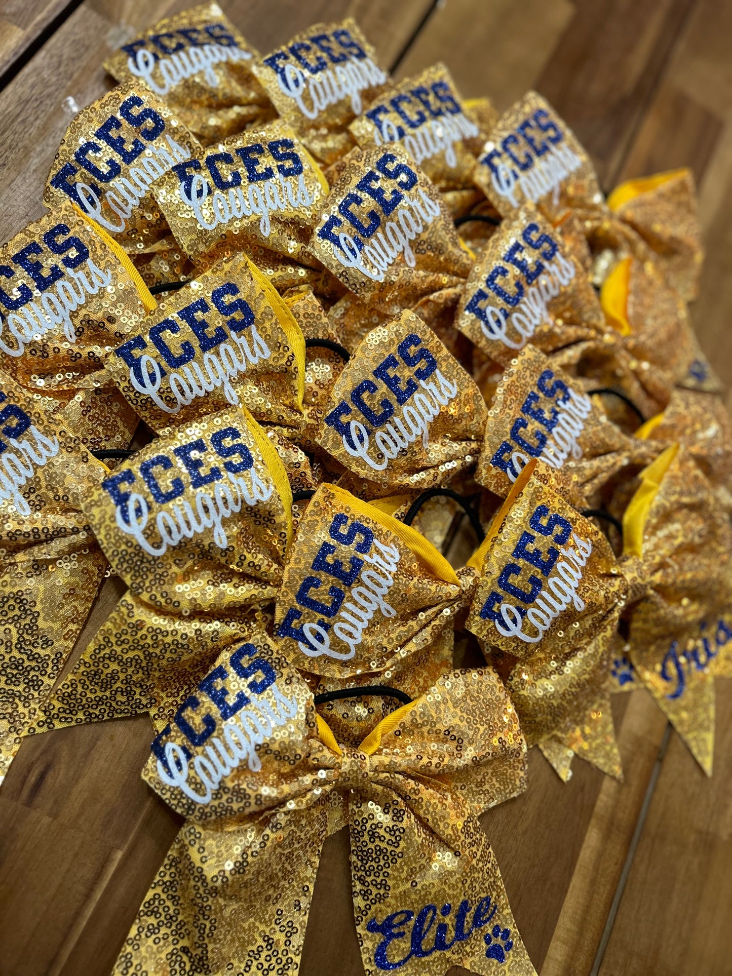 Sequin Cheer Bows