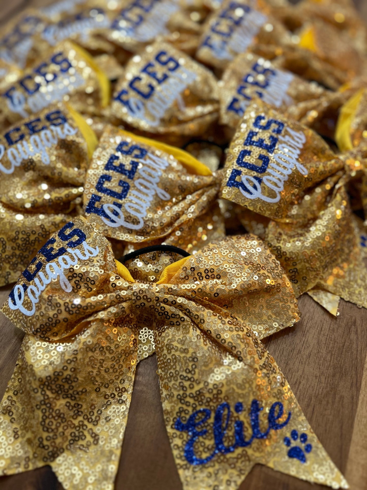 Sequin Cheer Bows
