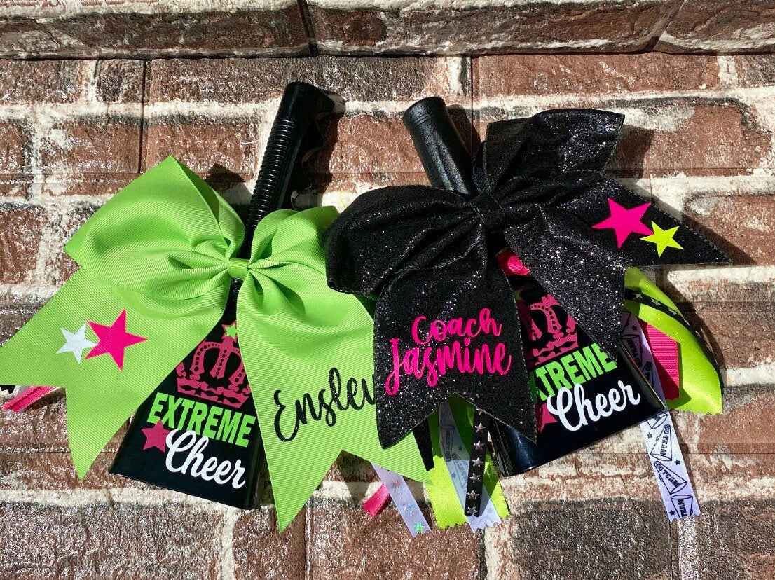 Over the top! Spirit Cowbell/ Sports Team cowbell/ football cowbell/ Cheer Bell/ Cow Bell
